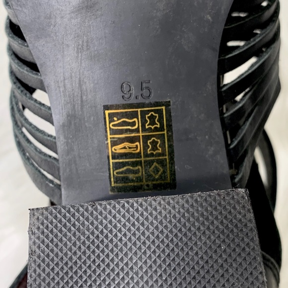 SOLD-Jeffrey Campbell Strappy Leather Ankle Boots - Picture 10 of 10